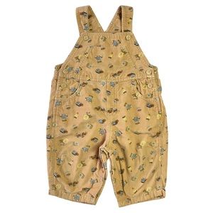 Jacadi Vintage Corduroy Overalls Tan 12 Mons